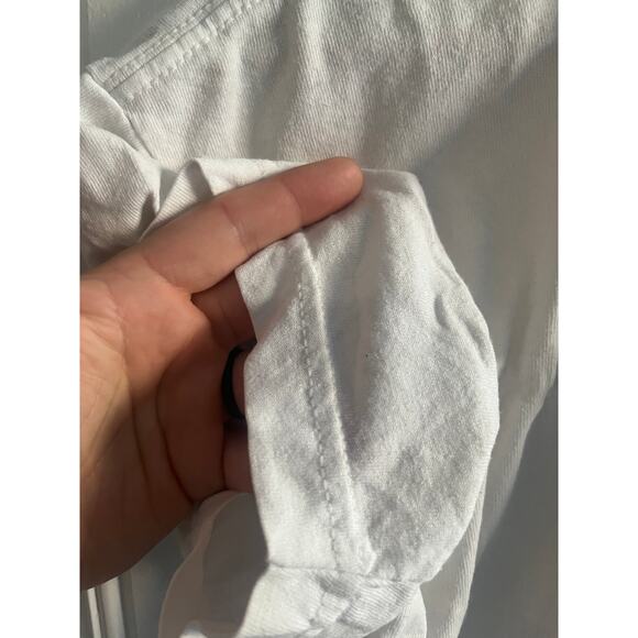 Vintage political t-shirt "Evict the Techies" size med white - Picture 5 of 8